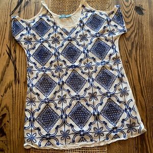 Solitaire swim cover up